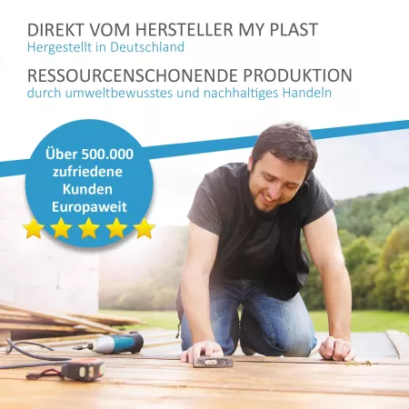 4mm Abstandhalter, Abstandshalter, Distanzhalter für Terrassendielen NEU !! / offene Version